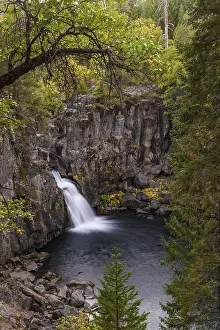 American Nature Photography Prints: Waterfall, McCloud Falls, Upper Fall