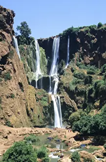 North Africa Landscapes Prints: Waterfall in Morocco