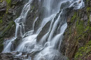 European Landscapes Photography Prints: Waterfall on a mountain stream in spring