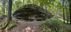Prints of Waterfall rocks, sandstone structure, Mont-Saint-Michel, Saint-Jean-Saverne, Bas-Rhin, Parc regional des Vosges du Nord, Vosges nature park Park, France Waterfall rocks, sandstone structure Rhin Prints: Waterfall Rocks Sandstone Print, France