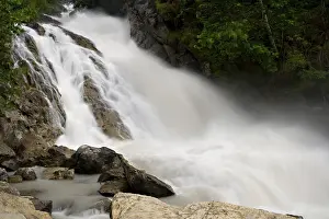 Prints of Waterfall of the Simme River Prints: Waterfall of the Simme Print