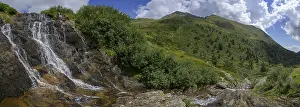 Austrian Countryside Landscapes Prints: Waterfall of the upper Almbachl