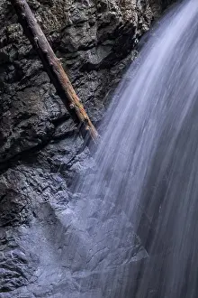 Salzburg Waterfall Prints: Waterfall in the Vorderkaserklamm