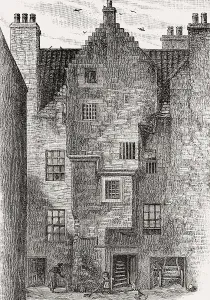 Edinburgh Old Town Prints: Waters Close, Leith, Edinburgh