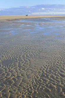 Low Tide Patterns Prints: Wave-like patterns in sand at low tide