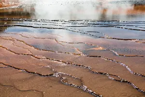 Grand Prismatic Spring Wave Structure Print