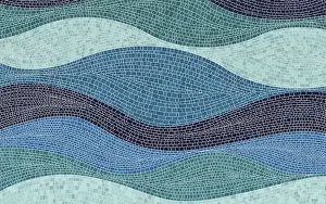 Decorative Wall Painting Prints: Waves background