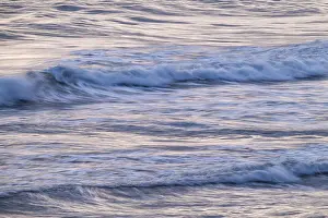 European Shoreline Prints: Waves, long exposure, wipe effect