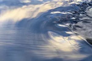 Nordic Abstract Photography Prints: Waves in a stream, abstract, Norrbotten