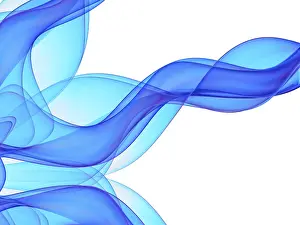 Abstract Fractal Background Prints: Wavy fractal background - abstract computer-generated image