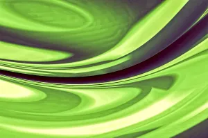 Digital Art Prints: Wavy Fractal Print - Abstract Digital Art