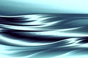 Digital Art Prints: Wavy Fractal Background Print - Abstract Digital Art