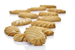 Calorie Rich Baked Goods Prints: Wavy shortbread biscuits
