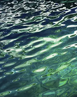 Empty Rural Landscape Photo Prints: Wavy water surface area