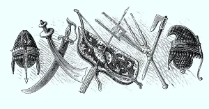 Symbolic Pictures Prints: Weapons from the Orient, Middle Ages