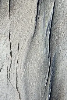 Deserted Scottish Island Prints: Weathered and washed-slate, texture