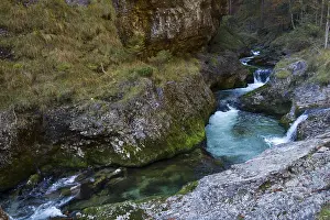 Rocky Landscape Europe Prints: WeiBbach flows through gorge