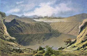 Volcanic Landscapes Europe Prints: The Weinfelder Maar in the Eifel