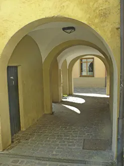 German Old Town Area Prints: Weissenburg, Ellinger Tor, passage