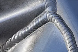 Close Up Metal Prints: Welds, macro