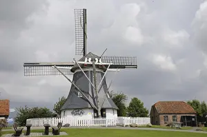 Smock Mill Europe Prints: Werdumer Muhle, Werdum, windmill