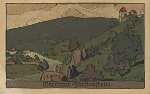 Black And White Europe Prints: Werratal and Furstenstein