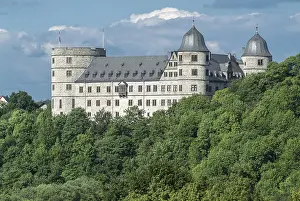 German Renaissance Architecture Prints: The Wewelsburg, triangular castle