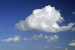 Blue Sky Clouds Prints: White clouds at blue sky