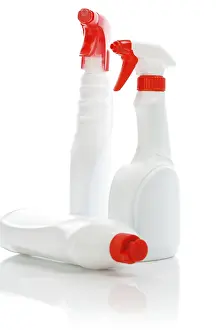 Cleanliness Supplies Prints: Three white kitchen sprays