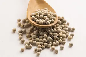 Isolated Pepper Corn Prints: White pepercorn