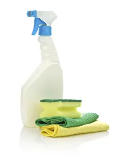 Studio Still Life Photography Prints: White spray and sponge
