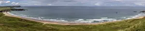 Rocky Shoreline UK Prints: Whitepark Bay, beach and cliffs
