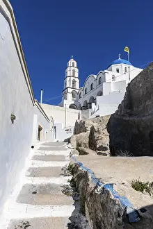 Whitewashed Buildings In Greece Prints: Whitewashed architecture in Pyrgos