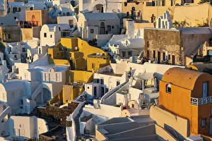 Whitewashed Architecture Prints: Whitewashed architecture at sunset