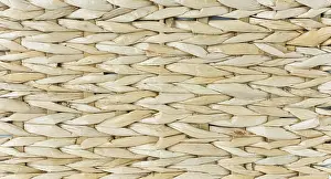 Wicker Background Prints: Wicker background surface of the bars close-up