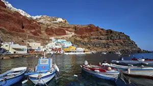 Santorini Island Prints: Wide angle, light in the afternoon