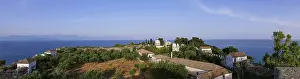 Historic Fortification In Greece Prints: Wide panorama of the whole complex