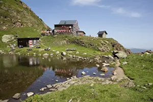 Mountainous Europe Landscape Prints: Wildseeloderhaus at Lake Wildseelodersee