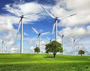 Wind Powered Agriculture Prints: Wind of change