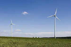 Regenerative Electricity Supply Prints: Wind energy