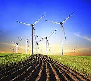 Wind Power Generation Prints: Wind Generators