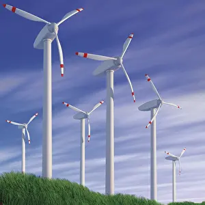 Environmental Protection Image Prints: Wind turbines