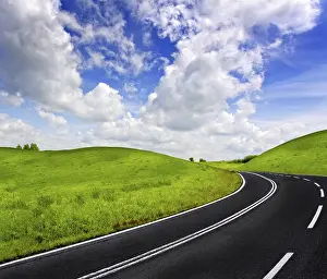 Winding Road Prints: A winding road