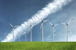 Agricultural Energy Source Prints: Windmills on the sky