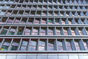 Commercial Building Design Prints: Window facade of an office building