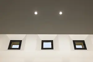 Empty Room Lighting Prints: Window and Lamps