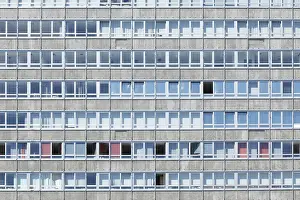 Modern Architecture Germany Prints: Window front at an office building