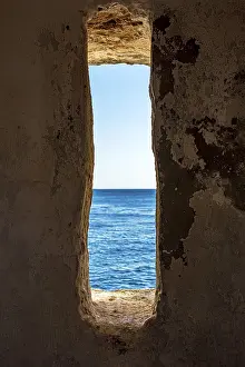 South American Tourist Attraction Prints: A window to the sea