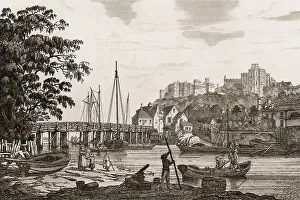 Famous British Landmarks Prints: Windsor Bridge, Windsor Castle