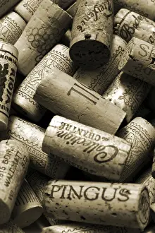 Deserted Wine Cellar Prints: Wine cork